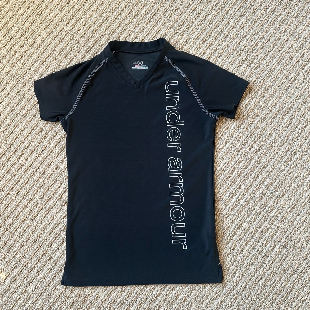 Under Armour Charcoal V-Neck Tee